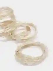 Прозрачный гирлянда-штора занавес 3х3 м LED с пультом и крючками для подвешивания