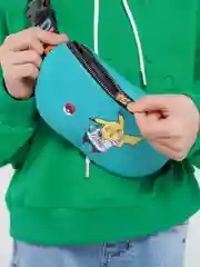 Бирюзовый поясная сумка детская BRAWL STARS, MINECRAFT, POCEMON, ХАГИ ВАГИ  КИСИ МИСИ