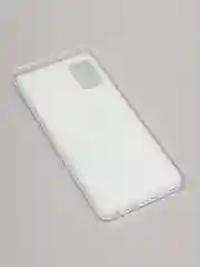 Синий меланж чехол Samsung Galaxy A41 (Самсунг Галакси А41) чехол силиконовый с рисунком