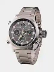 Серебряный часы мужские Amst