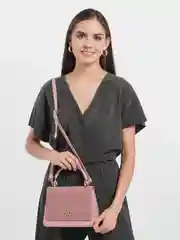 Розовый сумка женская через плечо