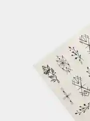 Алый слайдеры для дизайна ногтей, стикеры-наклейки