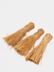 Кисть мочальная лыковая, Упаковка по 3 штуки