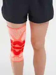 Оранжевый наколенник эластичный спортивный,бандаж на колено с 3D-поддержкой (суппорт)