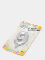 Серый меланж праздничные свечи