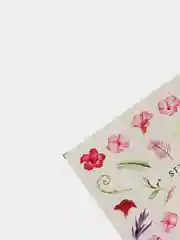 Коралловый слайдеры для дизайна ногтей, стикеры-наклейки