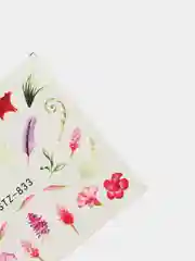 Коралловый слайдеры для дизайна ногтей, стикеры-наклейки
