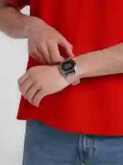 Черный спортивные часы с будильником, унисекс
