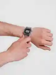 Черный спортивные часы с будильником, унисекс