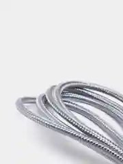Серый кабель текстильный Olmio Basic, c быстрой зарядкой, micro USB, 1,2 м, 2,1 A