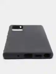 Черный чехол для Samsung Galaxy Note 20 (Самсунг Галакси Нот 20), силиконовый