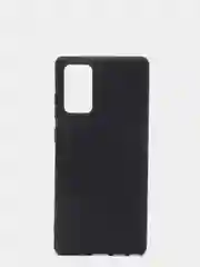 Черный чехол для Samsung Galaxy Note 20 (Самсунг Галакси Нот 20), силиконовый