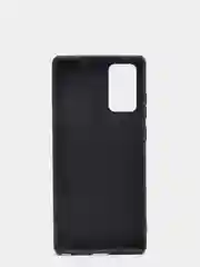 Черный чехол для Samsung Galaxy Note 20 (Самсунг Галакси Нот 20), силиконовый