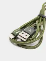 Зеленый кабель Olmio Basic lightning для iPhone (Айфон), c быстрой зарядкой, 1,2 м