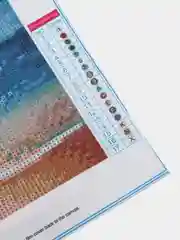 Розовый алмазная мозаика "Море" без подрамника