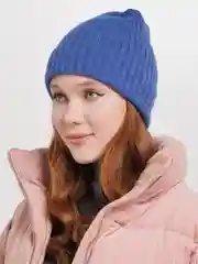 Синий шапка женская, 13 цветов
