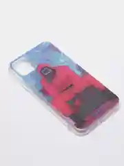 Багровый чехол "Игра в кальмара" iPhone 6S, 7, 8 Plus, XR, 11, 12 Mini 13 Pro Max силиконовый айфон
