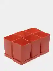 Терракотовый горшок для растений 6 шт