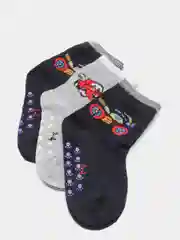 Черный носки для мальчика с рисунком