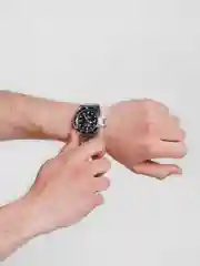Серый мужские наручные  часы с циферблатом