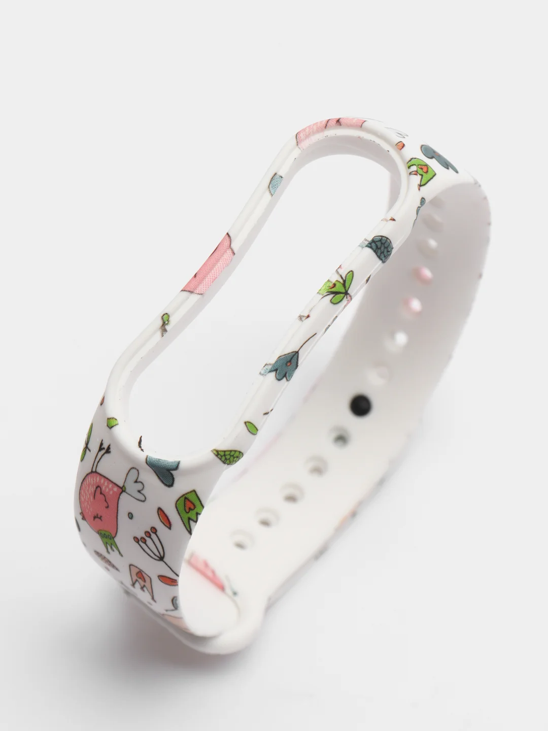 Белый ремешки для Xiaomi Mi Band 5 с рисунком