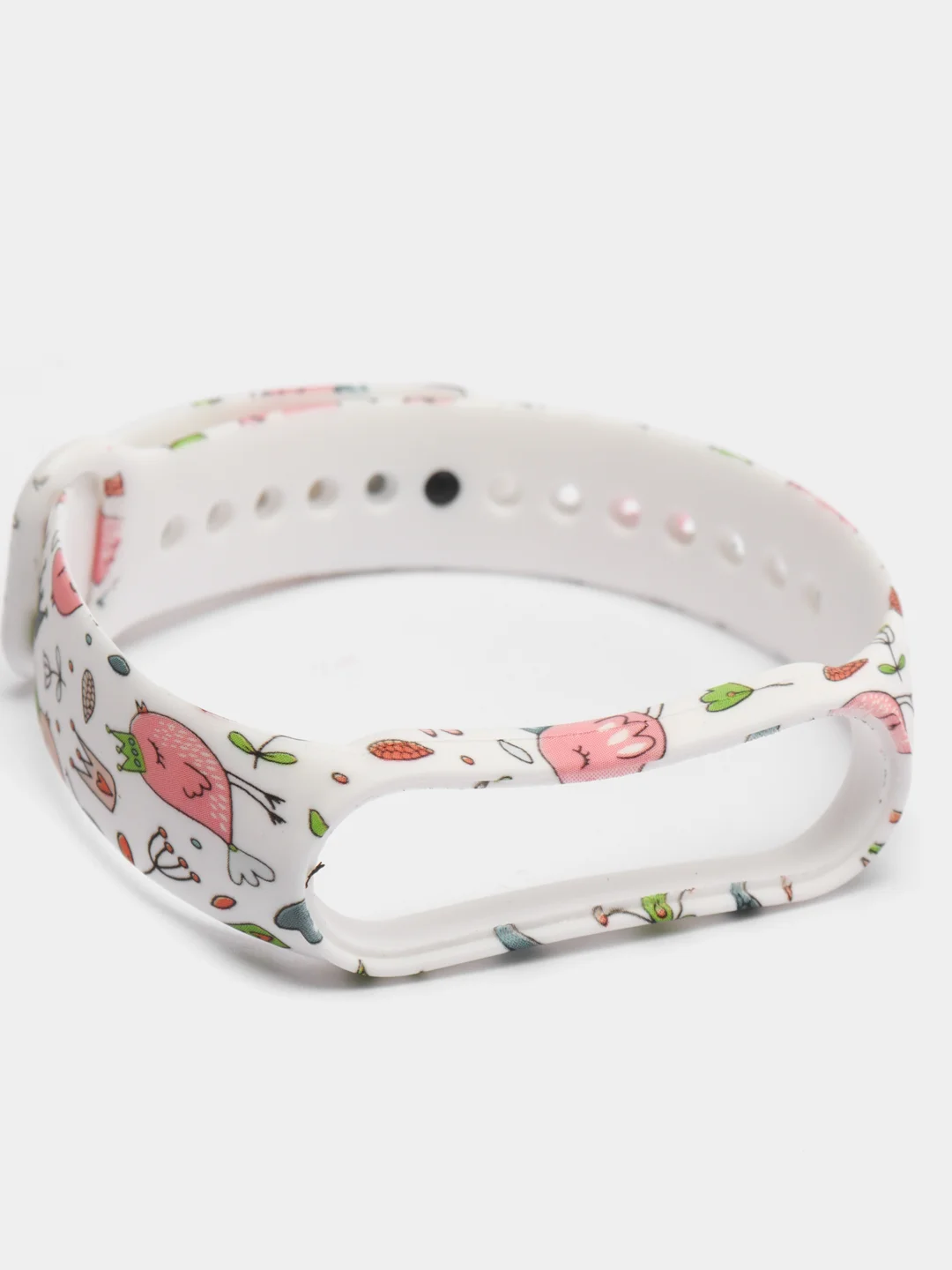 Белый ремешки для Xiaomi Mi Band 5 с рисунком