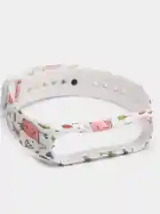 Белый ремешки для Xiaomi Mi Band 5 с рисунком