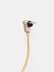 Золотой usb кабель магнитный 3 в 1, сменные разъемы MicroUSB,Type-C,Lightning для Android и iPhone
