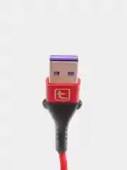 Красный usb кабель Twitch быстрый заряд Qualcomm 3.0 micro, type c, Apple lightning.
