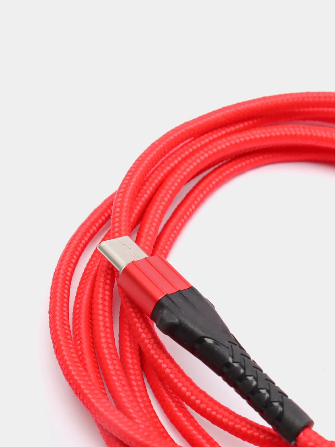 Красный usb кабель Twitch быстрый заряд Qualcomm 3.0 micro, type c, Apple lightning.