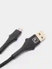 Черный usb кабель Twitch быстрый заряд Qualcomm 3.0 micro, type c, Apple lightning.