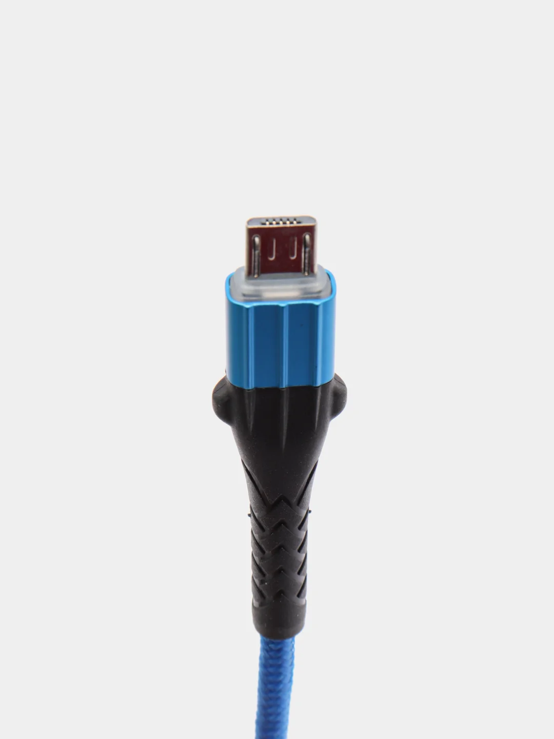 Синий usb кабель Twitch быстрый заряд Qualcomm 3.0 micro, type c, Apple lightning.