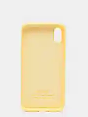 Желтый чехол силиконовый для iPhone X / XS