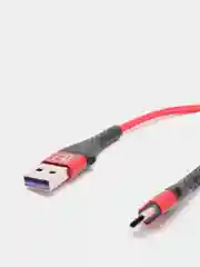 Красный usb кабель Twitch быстрый заряд Qualcomm 3.0 micro, type c, Apple lightning.
