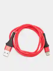 Красный usb кабель Twitch быстрый заряд Qualcomm 3.0 micro, type c, Apple lightning.