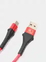 Красный usb кабель Twitch быстрый заряд Qualcomm 3.0 micro, type c, Apple lightning.