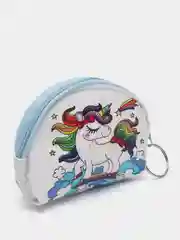 Синий детский кошелек "Единорог"