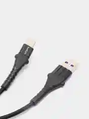 Черный usb кабель Twitch быстрый заряд Qualcomm 3.0 micro, type c, Apple lightning.