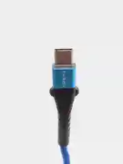 Синий usb кабель Twitch быстрый заряд Qualcomm 3.0 micro, type c, Apple lightning.