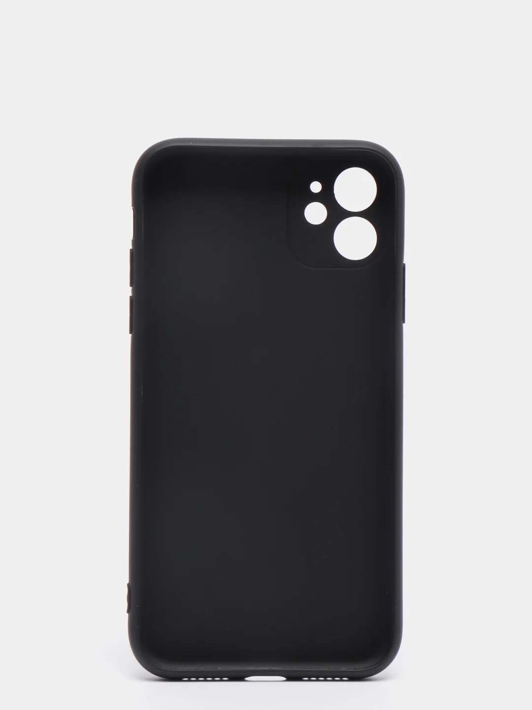 Черный чехол для iPhone 11 цветной матовый