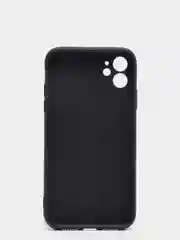 Черный чехол для iPhone 11 цветной матовый