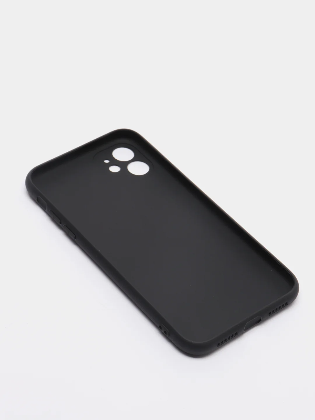 Черный чехол для iPhone 11 цветной матовый