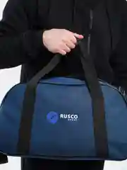 Синий спортивная сумка Rusco Sport для фитнеса, 25,5х45х19 см
