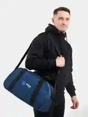 Синий спортивная сумка Rusco Sport для фитнеса, 25,5х45х19 см