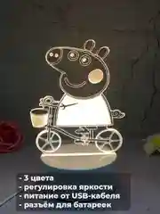 Аметистовый акриловый ночник