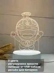 Вишнёвый акриловый ночник