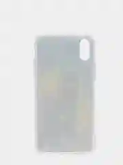 Тёмно-зелёный чехол Apple iPhone XR силиконовый с рисунком
