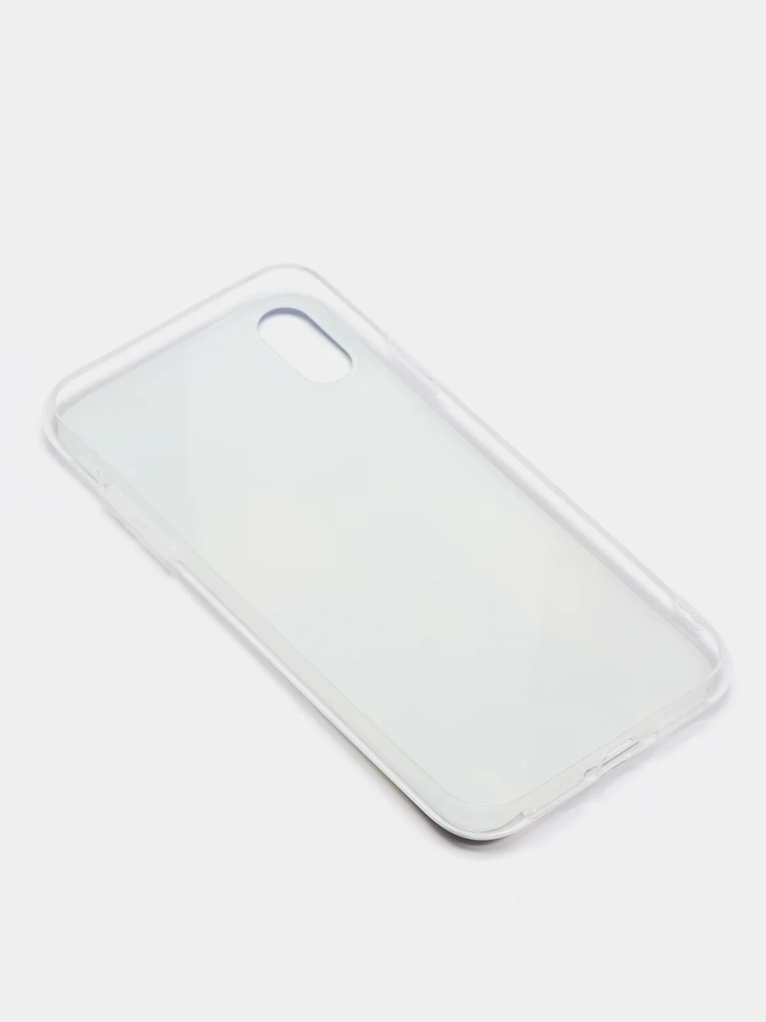 Тёмно-зелёный чехол Apple iPhone XR силиконовый с рисунком