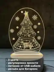 Угольный акриловый ночник