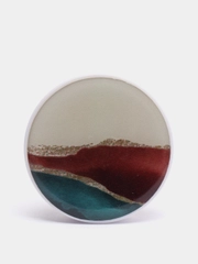 Попсокет Popsocket, акрил подставка держатель телефона наушников Яркие краски золото волны